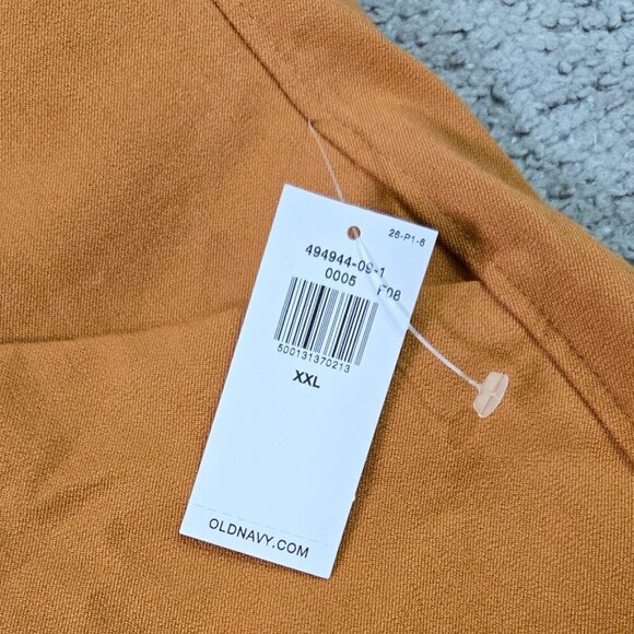 Old Navy NWT High Waisted Pull On Pixie Super Wide Leg Pants Soft Bronze - Picture 9 of 11